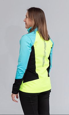 Превью Лыжная куртка Куртка лыжная FISCHER Softshell Warm W Бирюзовый
